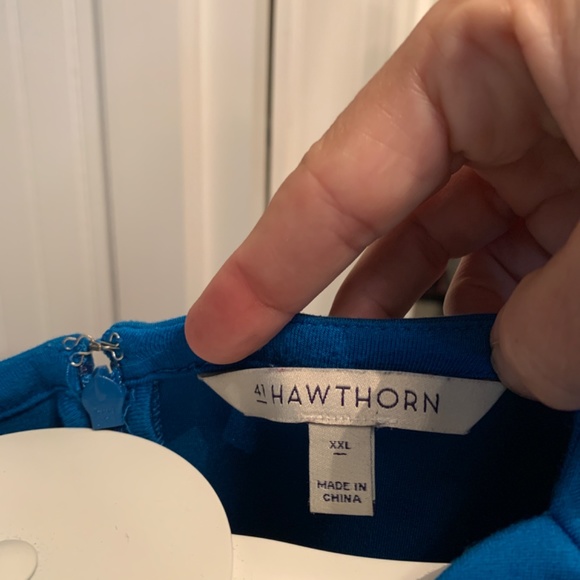 41Hawthorn plus size  royal blue‎ dress. Worn twice - Picture 2 of 6